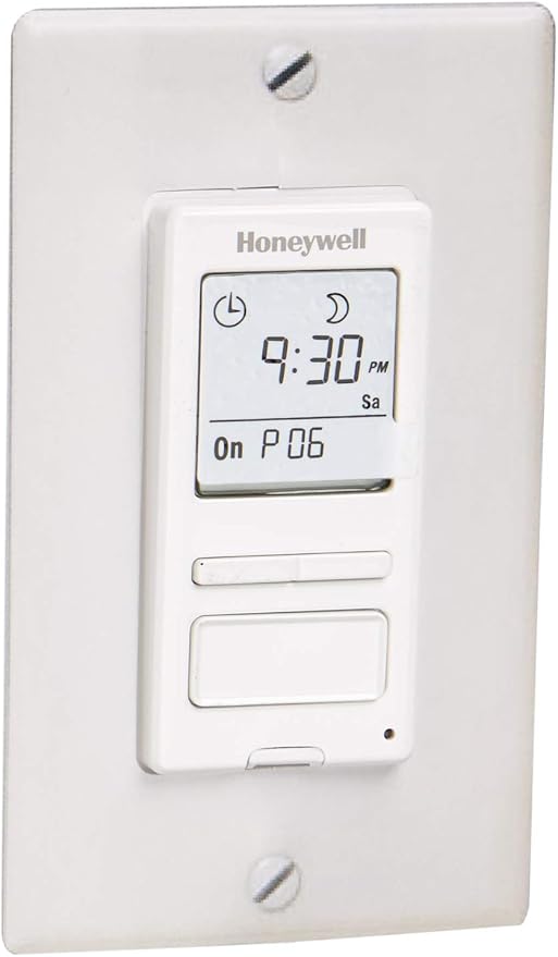 Honeywell RPLS540A ECONOSwitch Programmable Timer Switch, 1.5"D x 1.69"W x by Unknown