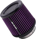 Universal 3 Inch 76mm Air Intake Filter Replacement Cone Air Filters Quality by MUGERACING