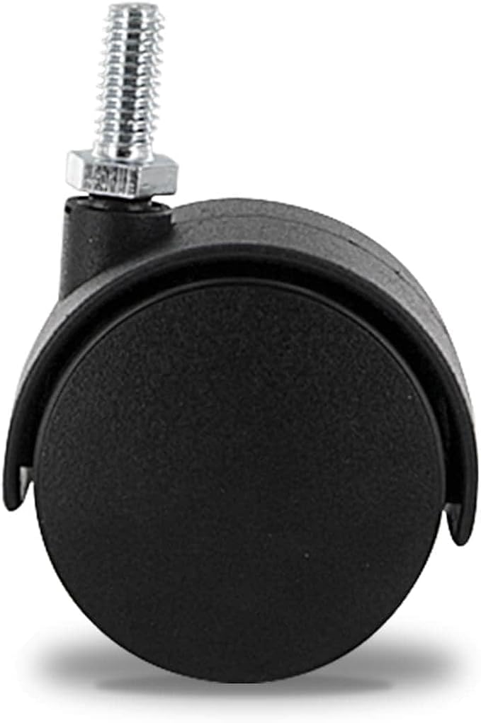 2" Wheel Diameter | Black Nylon Swivel Hooded Samson Twin Wheel Caster | - Image 3