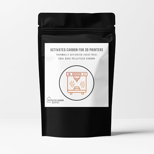 Activated Carbon Pellets for 3D Printers | Charcoal Filter Media by Unknown