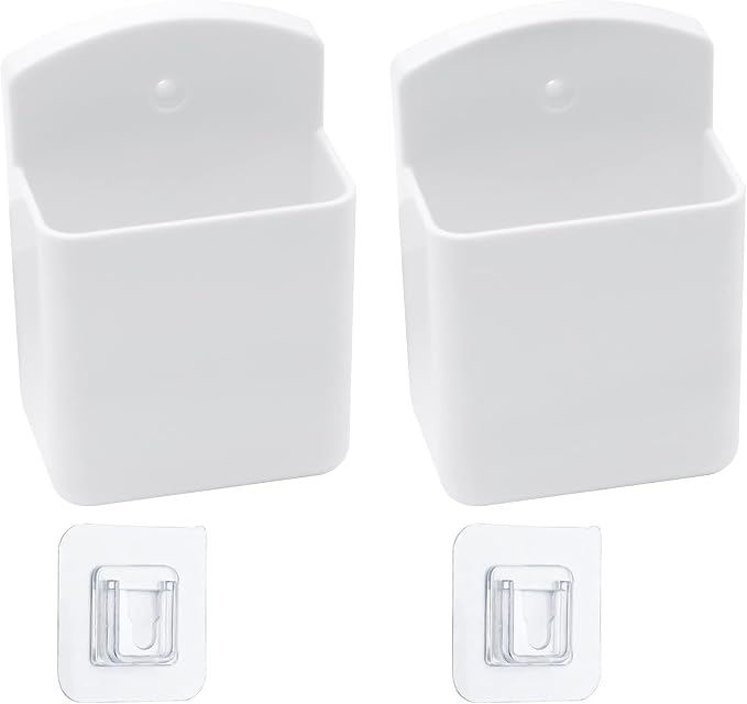 2 Pack Self Adhesive TV Air Conditioner Remote Control Holder Wall Mount by AOAOYING