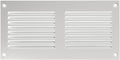 HVAC OV 8" x 4" Inch White Metal Ducting Grille by HVACOV