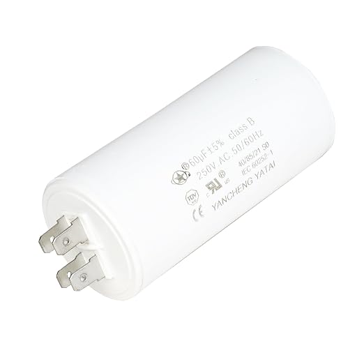 YATAI CBB60 Capacitor 60uF 250V AC, 4-Tab Motor Run Capacitor, 1.65 x 3.54 in - Image 5