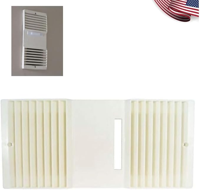 CA-90 Ductless Exhaust Fan, Louver/Grill Fan Cover by LPS+Lowpricesupply