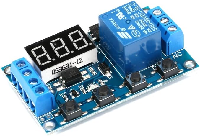 DC 6-30V Timer Delay Triggered Relay Module 1 Channel Way 5V Multifunction by JESSINIE