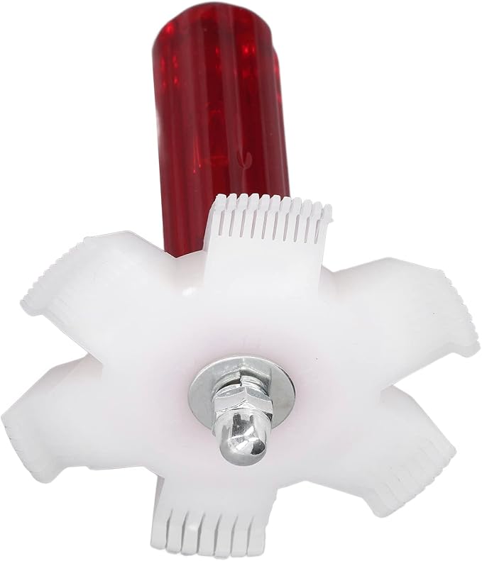 Conditioner Fin Comb Straightener Tool Kit | 2 Pcs Plastic & Stainless Steel - Image 2