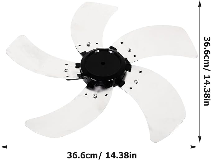 Ciieeo 5 Floor Fan Blade Universal Fan Blades Table Repair Part Outdoor Leaves - Image 2
