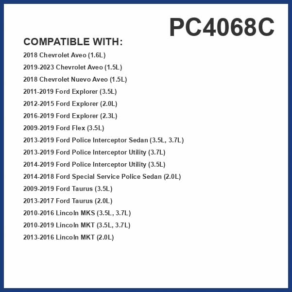 PG PC4068C Activated Charcoal Cabin Air Filter | Fits 2011-2019 Ford Explorer - Image 2