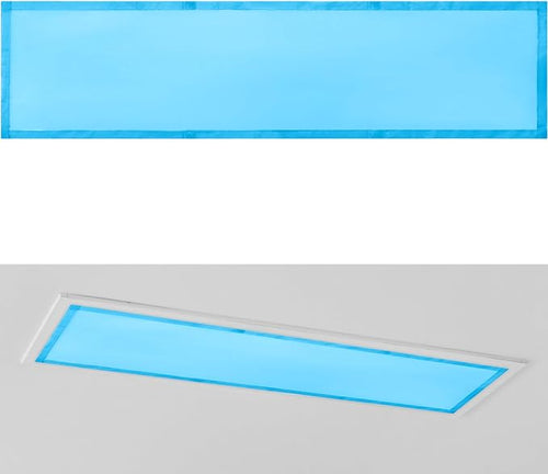 1 Pcs 1 x 4 ft Magnetic Fluorescent Light Covers Fabric Ceiling Light Filter by Wowangce