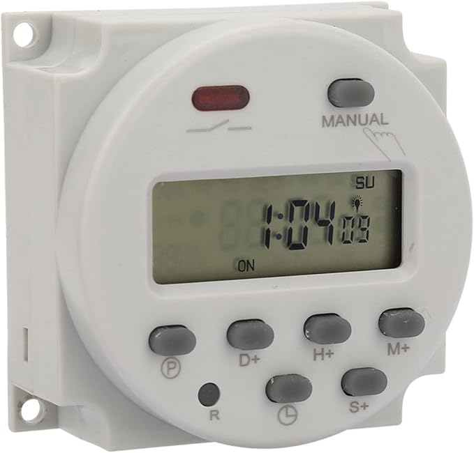 Mini Programmable Timer Switch, 1 Second to 168 Hours, Electronic Automatic by Dpofirs