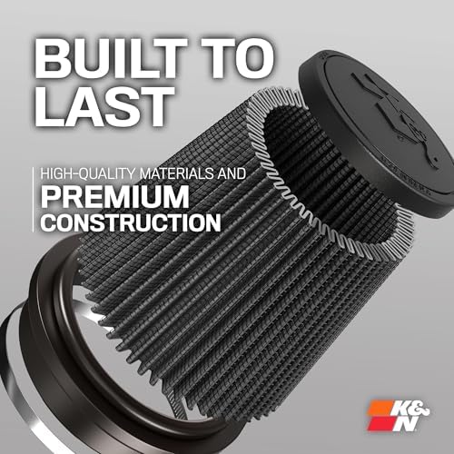 K&N Dryflow Lifetime Universal Clamp-On Air Filter: Dry Synthetic, Oil-Free: - Image 5