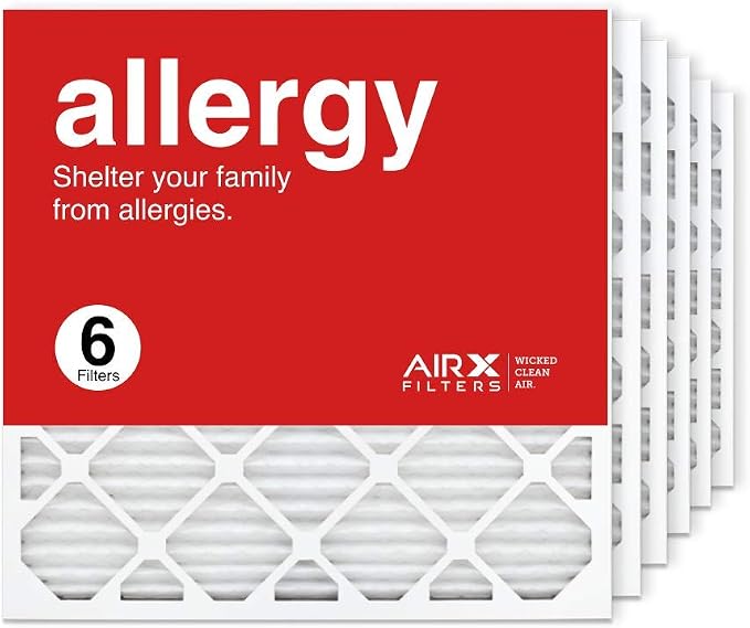 AIRx Filters 24x24x1 Air Furnace Filter MERV 11 Allergy, & Pet Dander, Pleated by AIRXFILTERSWICKEDCLEANAIR
