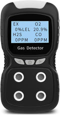 Portable Gas Detector, Gas Clip 4 Gas Monitor Meter Tester Analyzer, by XLA+Alert