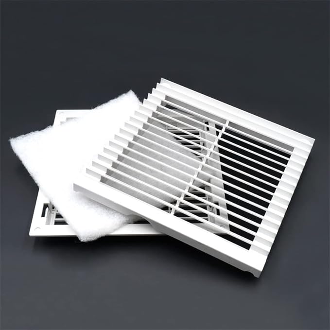 204 * 204mm Ventilation Air Filter Cabinet Fan Exhaust Outlet Grille Vent - Image 3