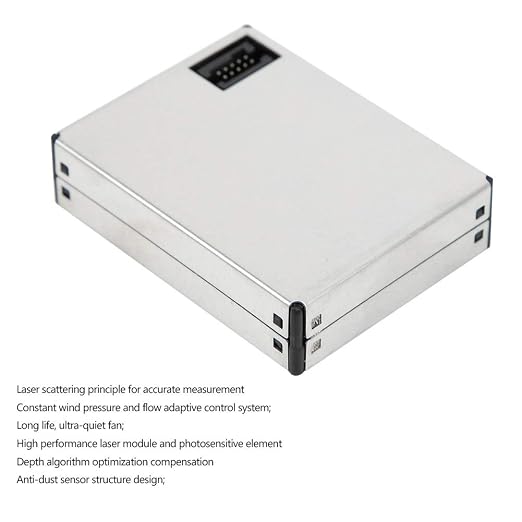 Fafeicy Particle Concentration Sensor Optical PM25 Sensor UART 3.3V 0 to 500 UG - Image 9