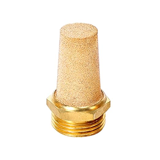Beduan 3Pcs Pneumatic Brass Exhaust Muffler Filter, 3/4" Male Thread Hex - Image 5