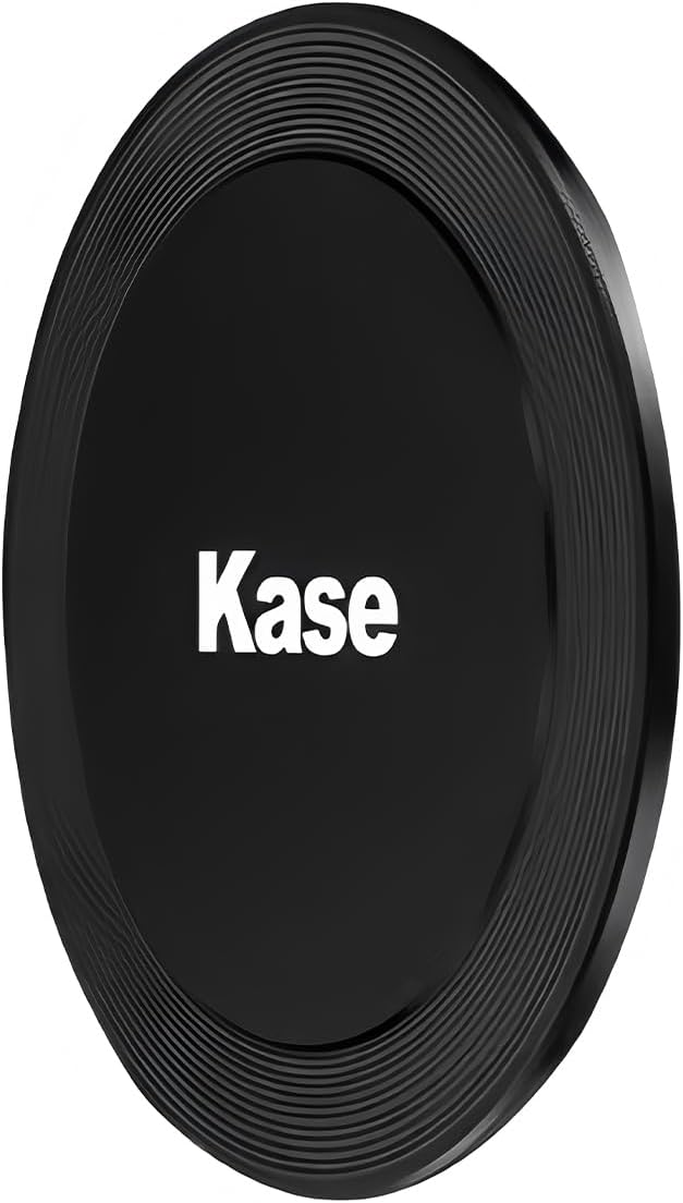 Kase 58mm Front Lens Cap, Magnetic CNC Aluminum + Optical Glass, Quick Press-On - Image 2