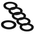6PCS Sealing Ring for Kitchen Sink Filter, Flat Rubber Gasket for Drain Pipe by Unknown