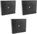 3 Pack Anti Vibration Pads For Air Compressor Or Equipment Solid Rubber 4x4x1 by Kchex