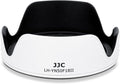 White Lens Hood for Yongnuo YN 50mm f/1.8 II Lens, Reversible Lens Shade by JJC
