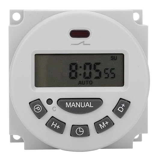 Digital Time Switch CN101A Energy Efficient LCD Programmable Timer Relay Switch - Image 2