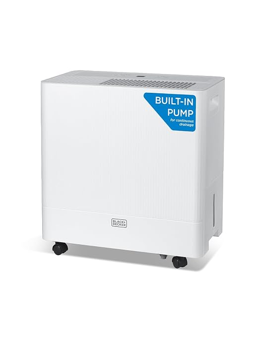 BLACK+DECKER 50-Pint Portable Dehumidifier by Unknown