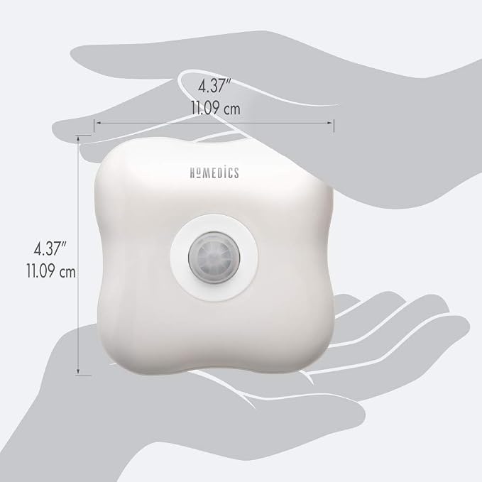 Homedics TotalClean Personal UV-C Plug-In Air Sanitizer – Small Air Purifier - Image 4