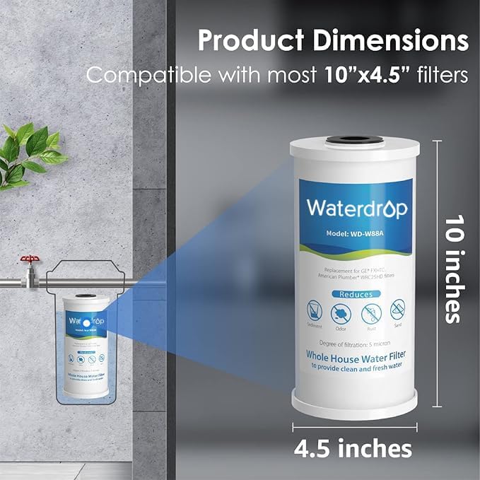 Waterdrop FXHTC Whole House Carbon Water Filter, Replacement - Image 2