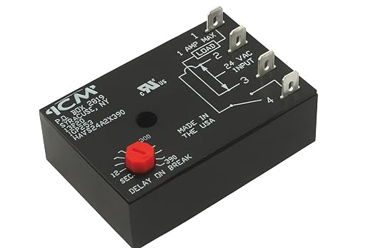 ICM Controls ICM253 Adjustable Fan Delay Timer | ICM253B Post Purge Off Delay by ICMControls
