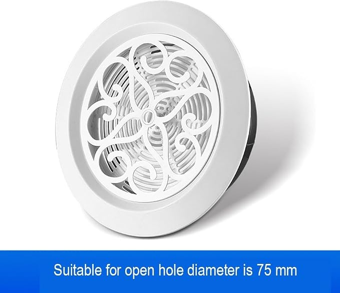 Round Air Vent Cover, Adjustable HVAC Grille, High-Quality ABS Material - Image 5