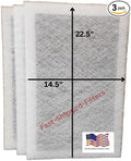 Fast-Shipped-Filters 3 Pack 20x25 Replacement Filter Pads Compatible Designed by Unknown