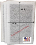 Fast-Shipped-Filters 3 Pack 16x25 Replacement Filter Pads Designed to Fit by Unknown