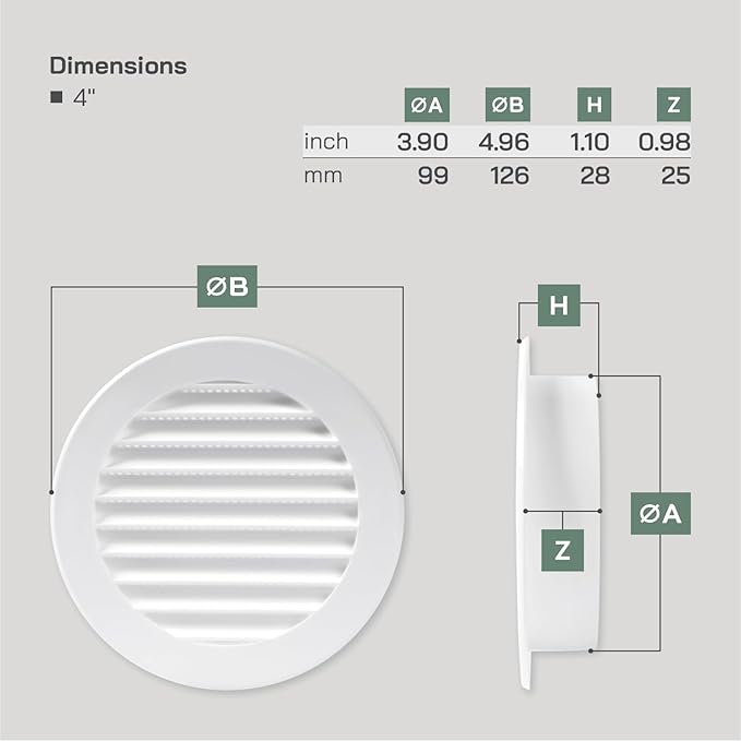 Vent Systems 4'' Inch - Image 2
