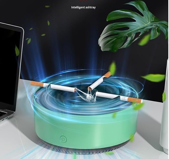 Indoor Smart Purified Smoke-free ashtray, 2 in 1 Air Purifier Multifunctional - Image 2
