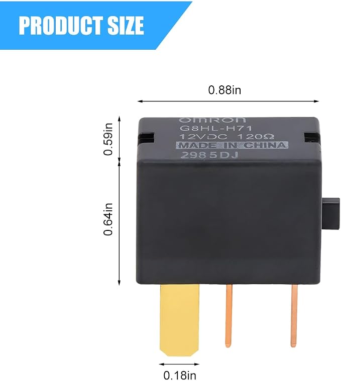 4PCS Car AC Relay, OEM#G8HL-H71 39794-SDA-A03 Vehicle Power Starter Relays - Image 2
