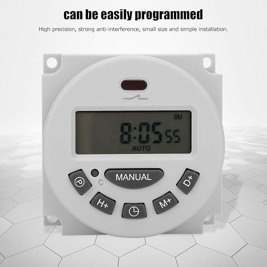 Digital Time Switch CN101A Energy Efficient LCD Programmable Timer Relay Switch - Image 6