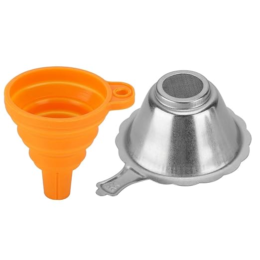 Jeanoko 3D Printer Silicone Funnel Metal Filter Mesh Light Curing Filter by Jeanoko