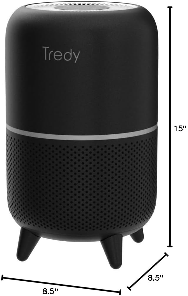 Tredy HEPA Air Purifier for Home Large Room, Ozone Free Captures 99.97% Smoke - Image 8