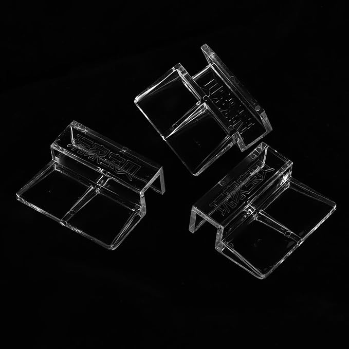 20Pcs Aquarium Glass Cover Holder Transparent Edge Mount Bracket Acrylic Clip - Image 5