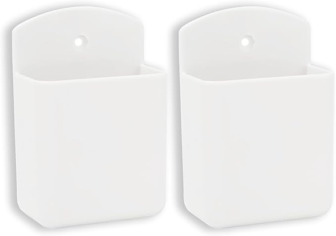 Pack of 2 Self Adhesive TV Air Conditioner Remote Control Holder Wall Mount by KYIEN