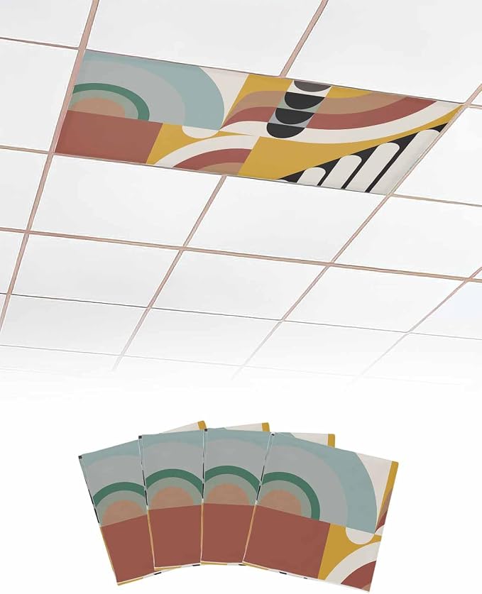 4 Pack Medieval Fluorescent Light Covers by Unknown