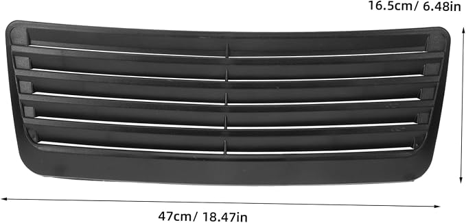 Car Air Intake Decoration Vehicle Air Flow Covers Weatherproof Vent Hood Scoop - Image 2