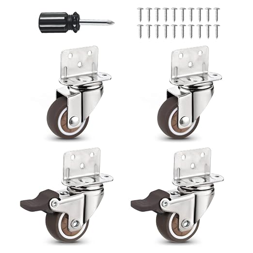 Heavy Duty Casters Set of 4 by Molen