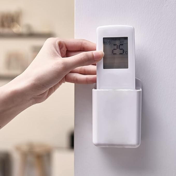 Wall Mount Remote Control Holder, Air-Conditioner & TV Remote Organizer Caddy - Image 3