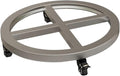 Outdoor Metal Plant Caddy with Wheels by Unknown