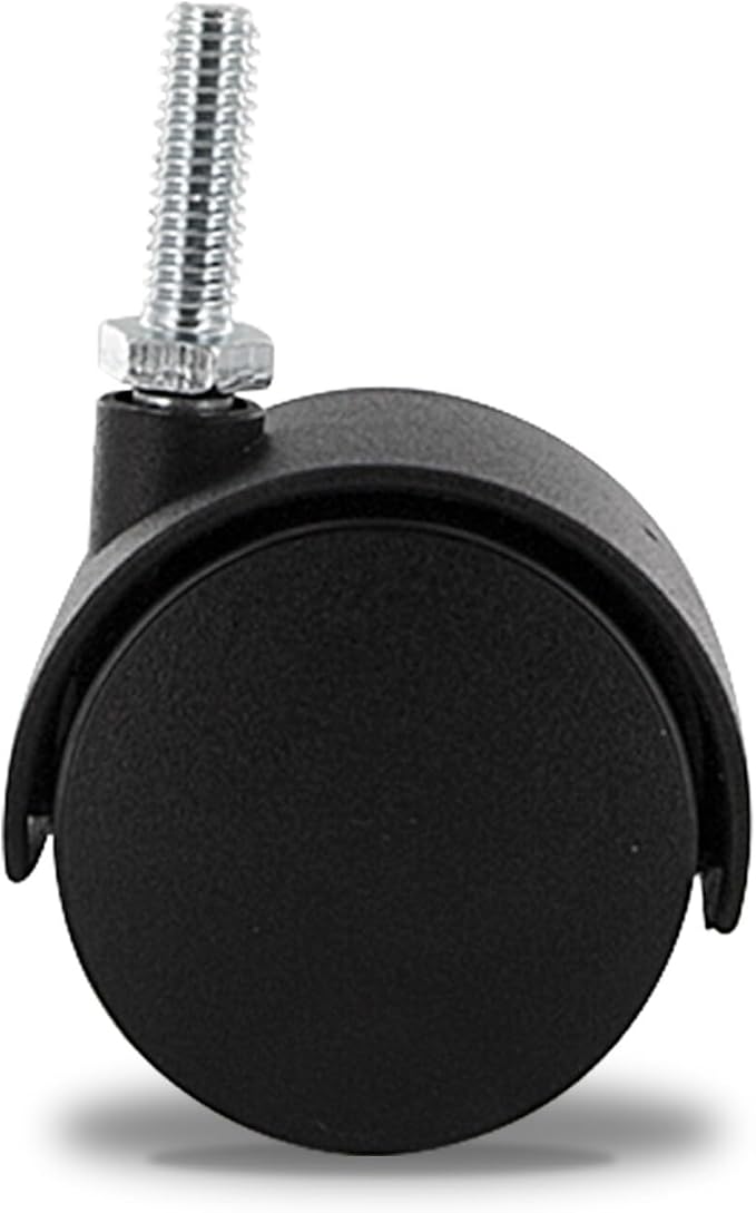 2" Wheel Diameter | Black Nylon Swivel Hooded Samson Twin Wheel Caster | - Image 3