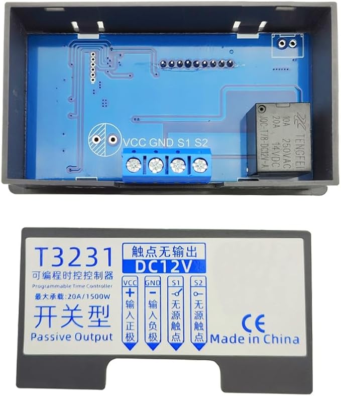 Timer Delay Relay 20A 1500W Programmable Time Controller Switch Type Timer - Image 6