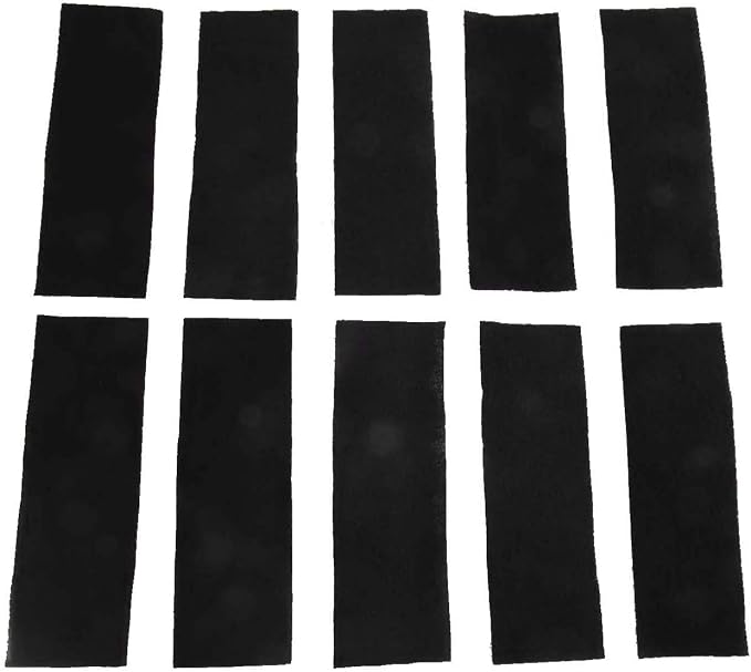 Activated Carbon Air Vent Filter Sheets 4"x12" by Unknown