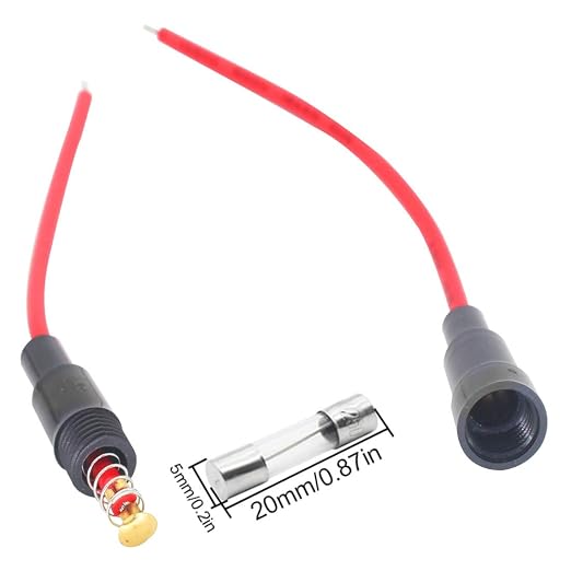 5x20 mm Fuse Holder Inline Screw Type - Image 3