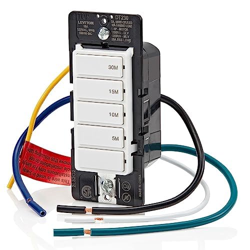 Leviton Countdown Switch for bathroom household lights, 5-10-15-30 min - Image 11